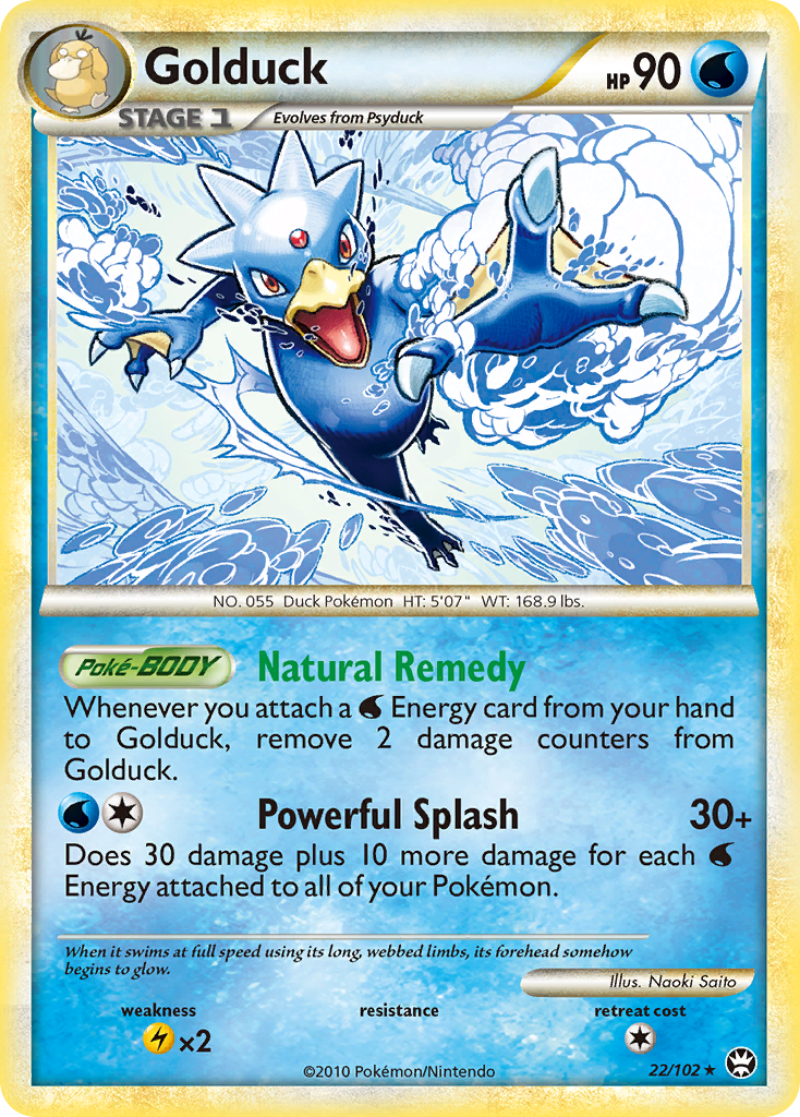 Golduck (22/102) [HeartGold & SoulSilver: Triumphant] - Card Brawlers | Quebec | Canada | Yu-Gi-Oh!