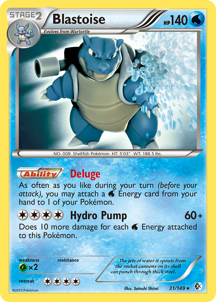 Blastoise (31/149) [Black & White: Boundaries Crossed] - Card Brawlers | Quebec | Canada | Yu-Gi-Oh!