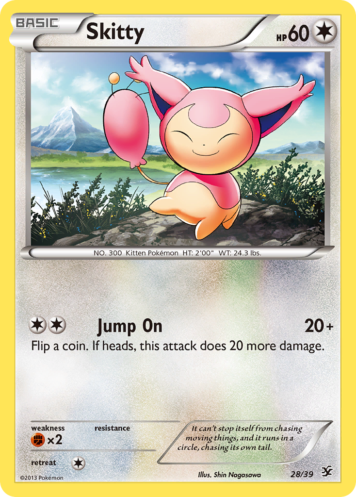 Skitty (28/39) [XY: Kalos Starter Set] - Card Brawlers | Quebec | Canada | Yu-Gi-Oh!