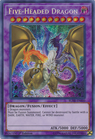Five-Headed Dragon [BLHR-EN000] Secret Rare - Card Brawlers | Quebec | Canada | Yu-Gi-Oh!