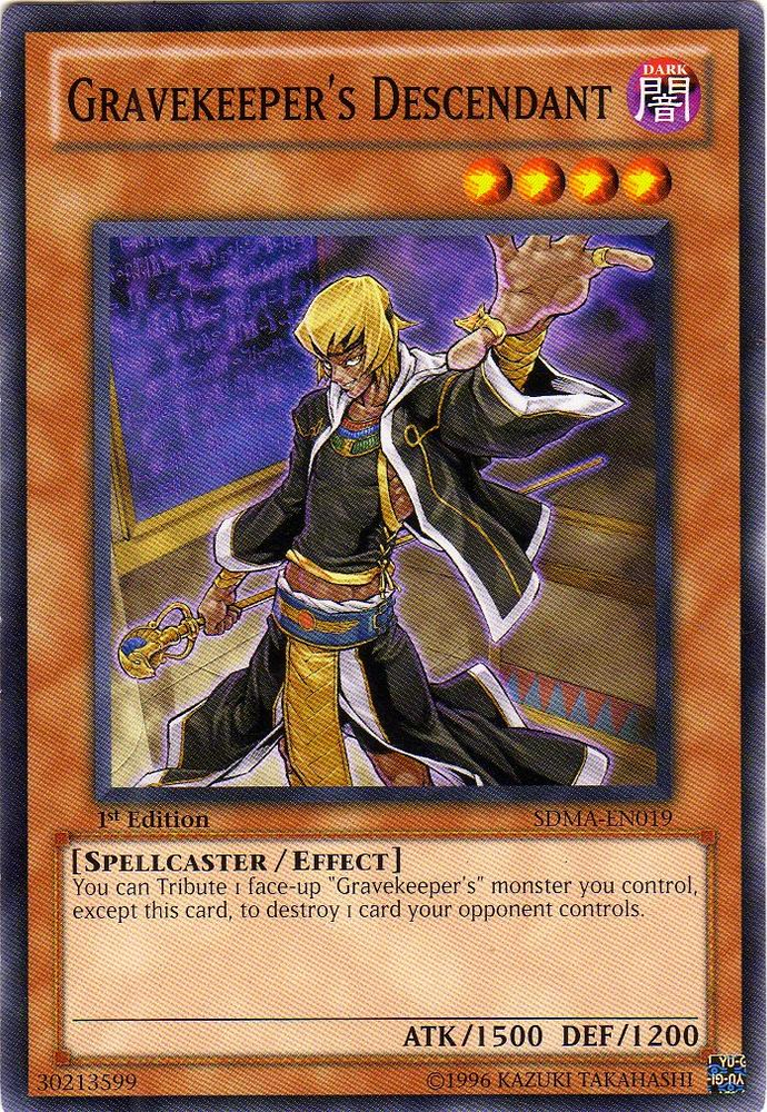 Gravekeeper's Descendant [SDMA-EN019] Common - Yu-Gi-Oh! - Card Brawlers | Quebec | Canada |