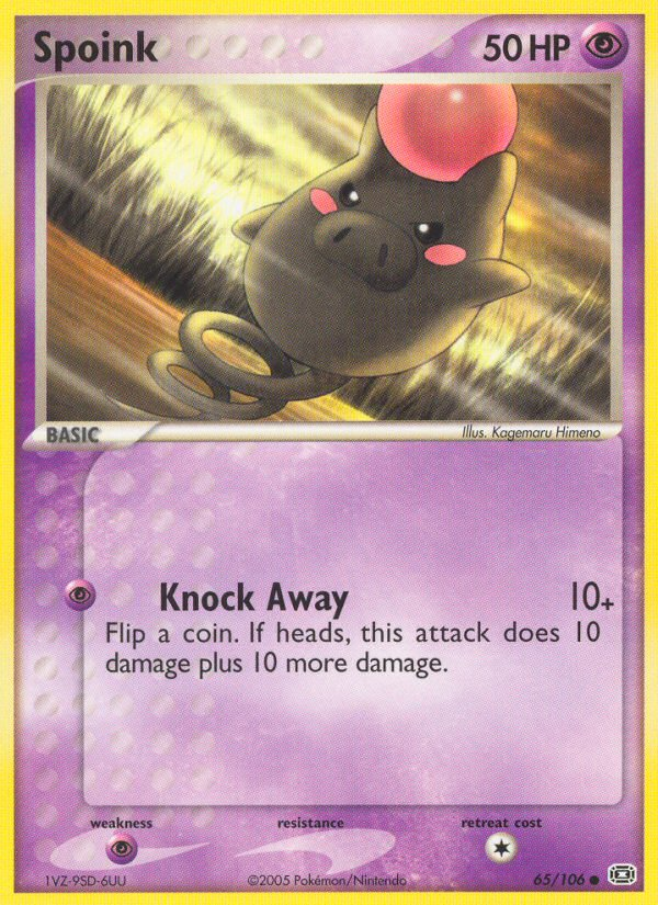 Spoink (65/106) [EX: Emerald] - Card Brawlers | Quebec | Canada | Yu-Gi-Oh!