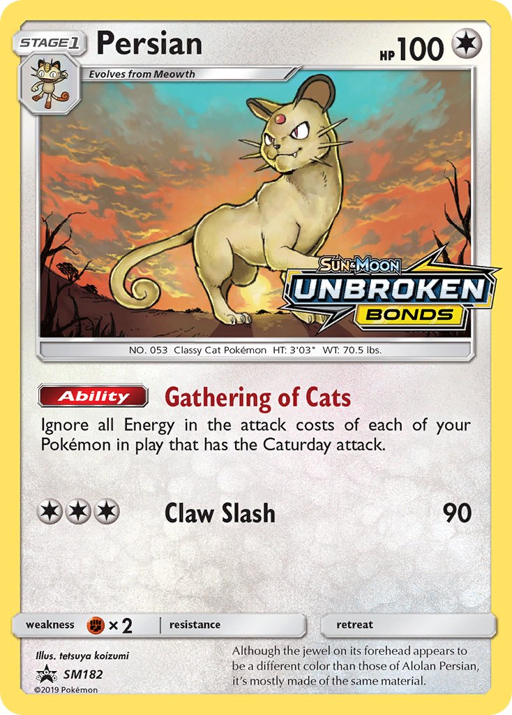 Persian (SM182) [Sun & Moon: Black Star Promos] - Card Brawlers | Quebec | Canada | Yu-Gi-Oh!