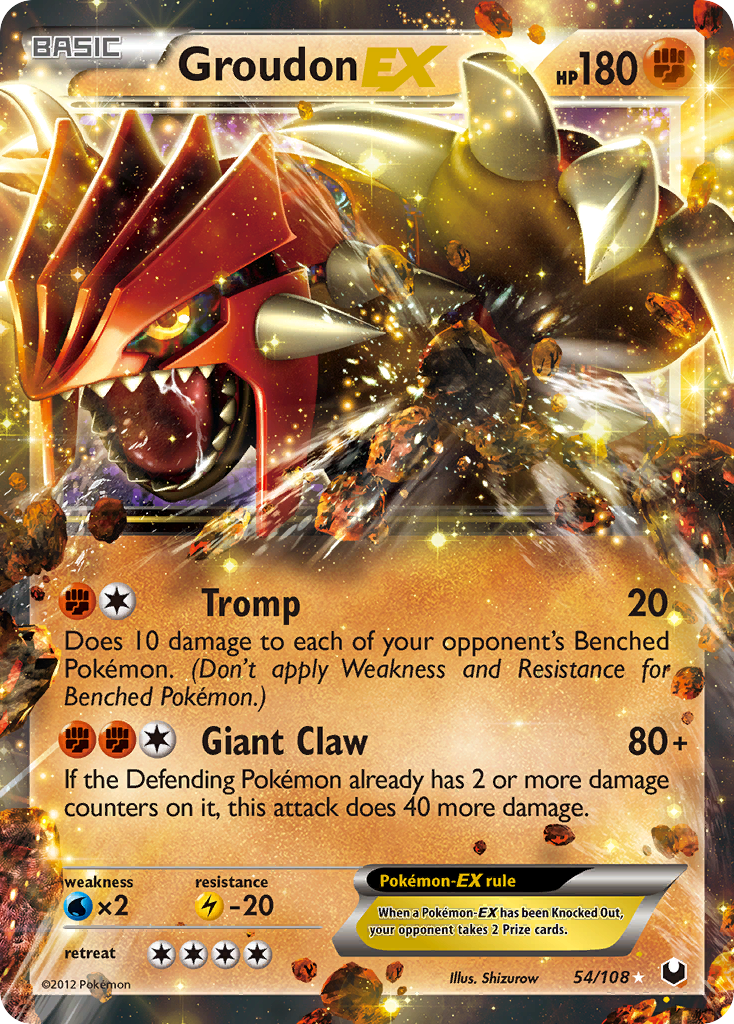 Groudon EX (54/108) [Black & White: Dark Explorers] - Card Brawlers | Quebec | Canada | Yu-Gi-Oh!