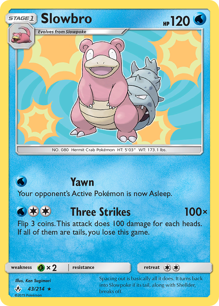 Slowbro (43/214) [Sun & Moon: Unbroken Bonds] - Card Brawlers | Quebec | Canada | Yu-Gi-Oh!