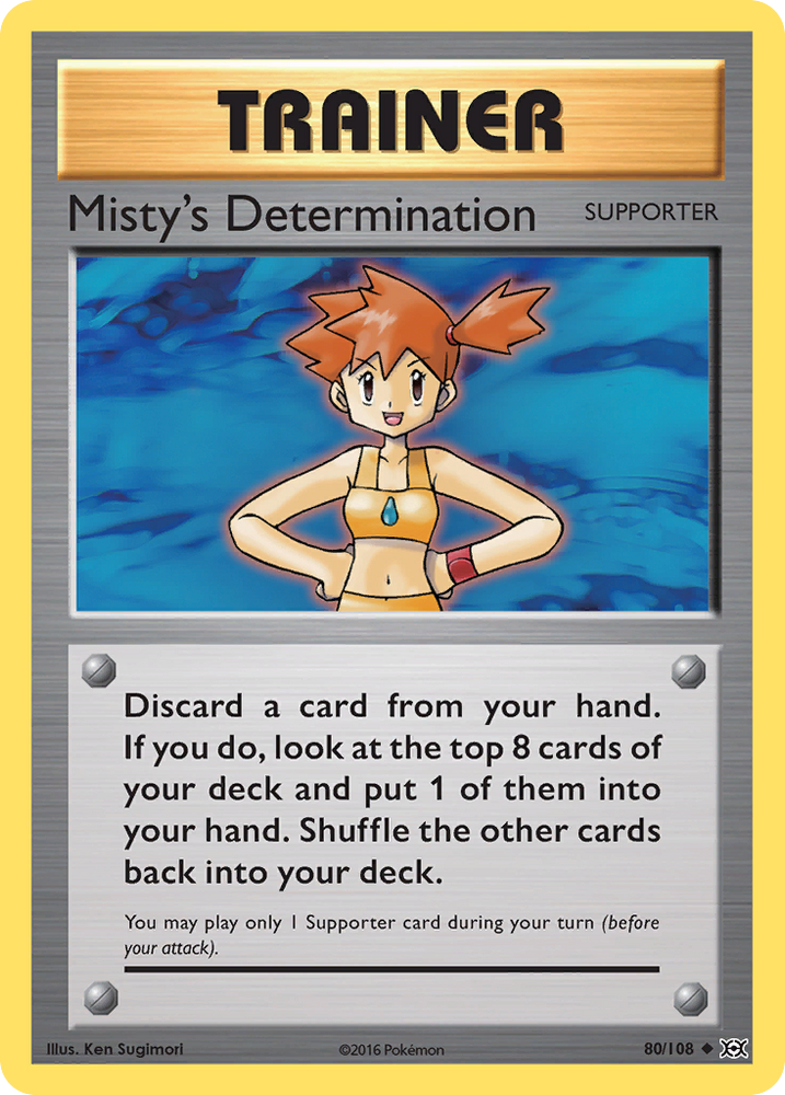 Misty's Determination (80/108) [XY: Evolutions] - Card Brawlers | Quebec | Canada | Yu-Gi-Oh!