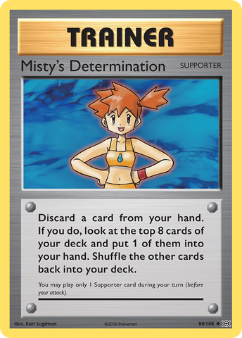 Misty's Determination (80/108) [XY: Evolutions] - Card Brawlers | Quebec | Canada | Yu-Gi-Oh!