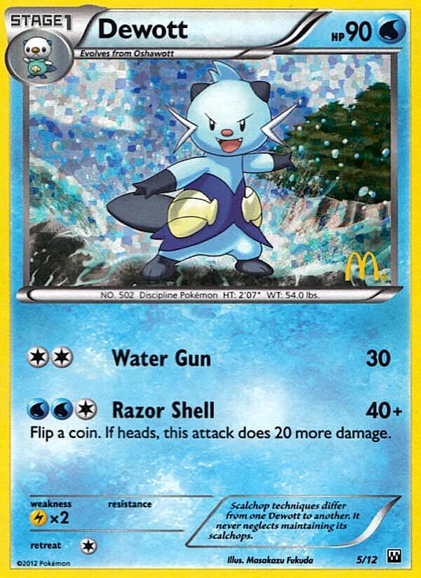 Dewott (5/12) [McDonald's Promos: 2012 Collection] - Card Brawlers | Quebec | Canada | Yu-Gi-Oh!