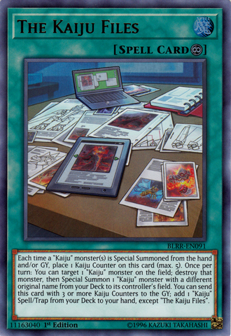 The Kaiju Files [BLRR-EN091] Ultra Rare - Card Brawlers | Quebec | Canada | Yu-Gi-Oh!