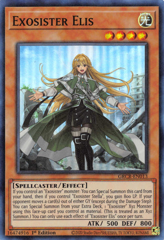 Exosister Elis [GRCR-EN013] Super Rare - Card Brawlers | Quebec | Canada | Yu-Gi-Oh!