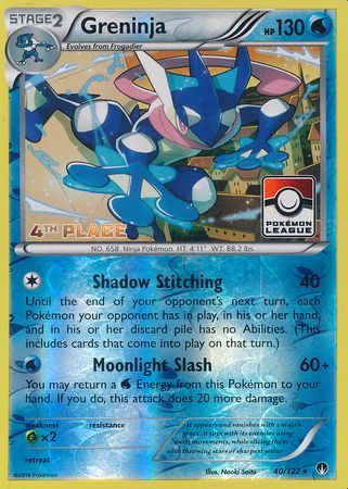 Greninja (40/122) (League Promo 4th Place) [XY: BREAKpoint] - Card Brawlers | Quebec | Canada | Yu-Gi-Oh!
