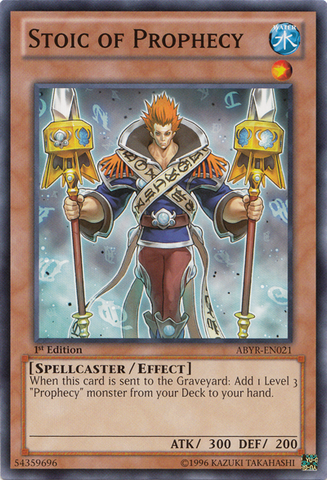 Stoic of Prophecy [ABYR-EN021] Common - Yu-Gi-Oh! - Card Brawlers | Quebec | Canada |