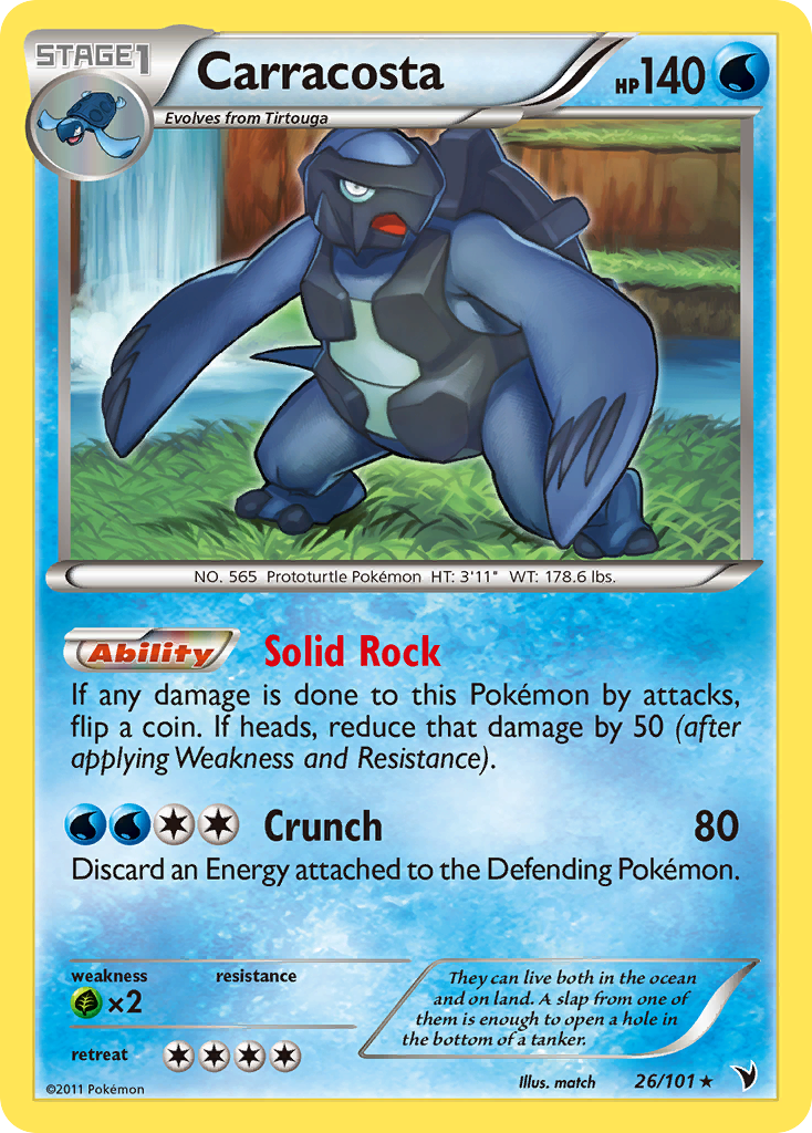 Carracosta (26/101) [Black & White: Noble Victories] - Card Brawlers | Quebec | Canada | Yu-Gi-Oh!