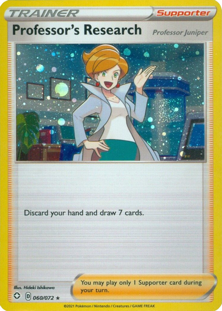 Professor's Research (060/072) (Cosmos Holo) (Theme Deck Exclusive) [Sword & Shield: Shining Fates] - Card Brawlers | Quebec | Canada | Yu-Gi-Oh!