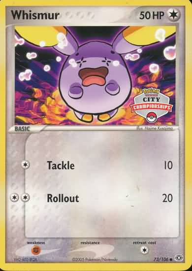 Whismur (73/106) (City Championship) [EX: Emerald] - Card Brawlers | Quebec | Canada | Yu-Gi-Oh!