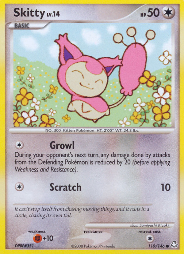 Skitty (119/146) [Diamond & Pearl: Legends Awakened] - Card Brawlers | Quebec | Canada | Yu-Gi-Oh!