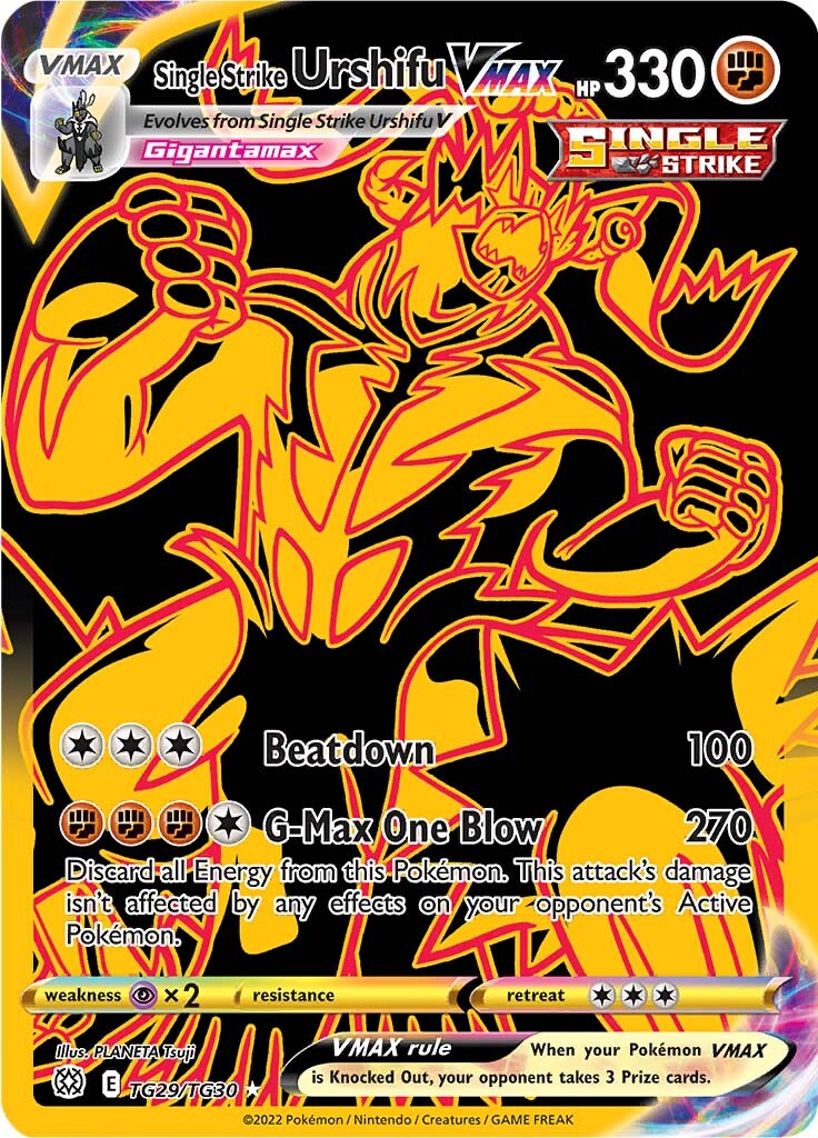 Single Strike Urshifu VMAX (TG29/TG30) [Sword & Shield: Brilliant Stars] - Card Brawlers | Quebec | Canada | Yu-Gi-Oh!