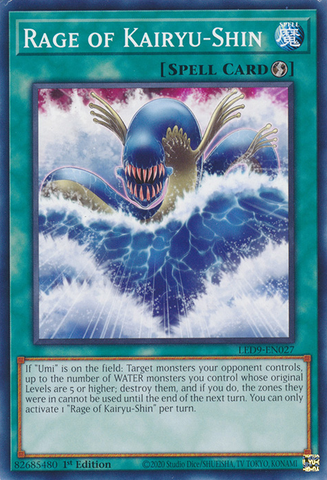 Rage of Kairyu-Shin [LED9-EN027] Common - Card Brawlers | Quebec | Canada | Yu-Gi-Oh!