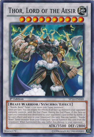 Thor, Lord of the Aesir [SP14-EN048] Common - Card Brawlers | Quebec | Canada | Yu-Gi-Oh!