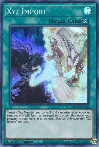 Xyz Import [MP21-EN208] Super Rare - Card Brawlers | Quebec | Canada | Yu-Gi-Oh!