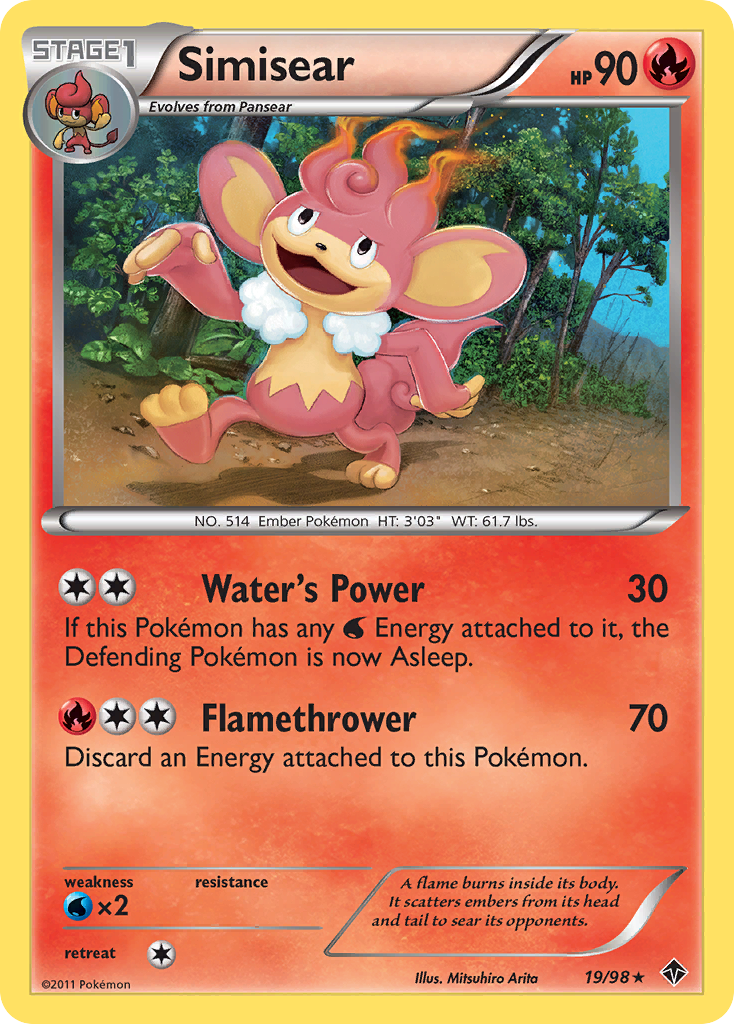 Simisear (19/98) [Black & White: Emerging Powers] - Card Brawlers | Quebec | Canada | Yu-Gi-Oh!