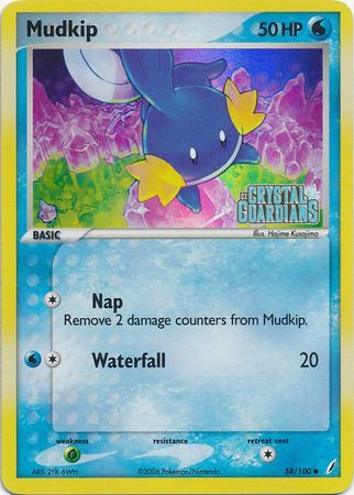 Mudkip (58/100) (Stamped) [EX: Crystal Guardians] - Card Brawlers | Quebec | Canada | Yu-Gi-Oh!