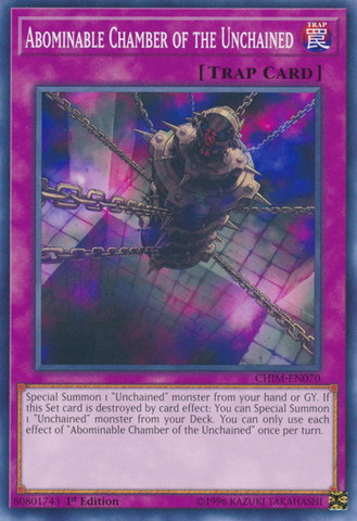 Abominable Chamber of the Unchained [CHIM-EN070] Common - Card Brawlers | Quebec | Canada | Yu-Gi-Oh!