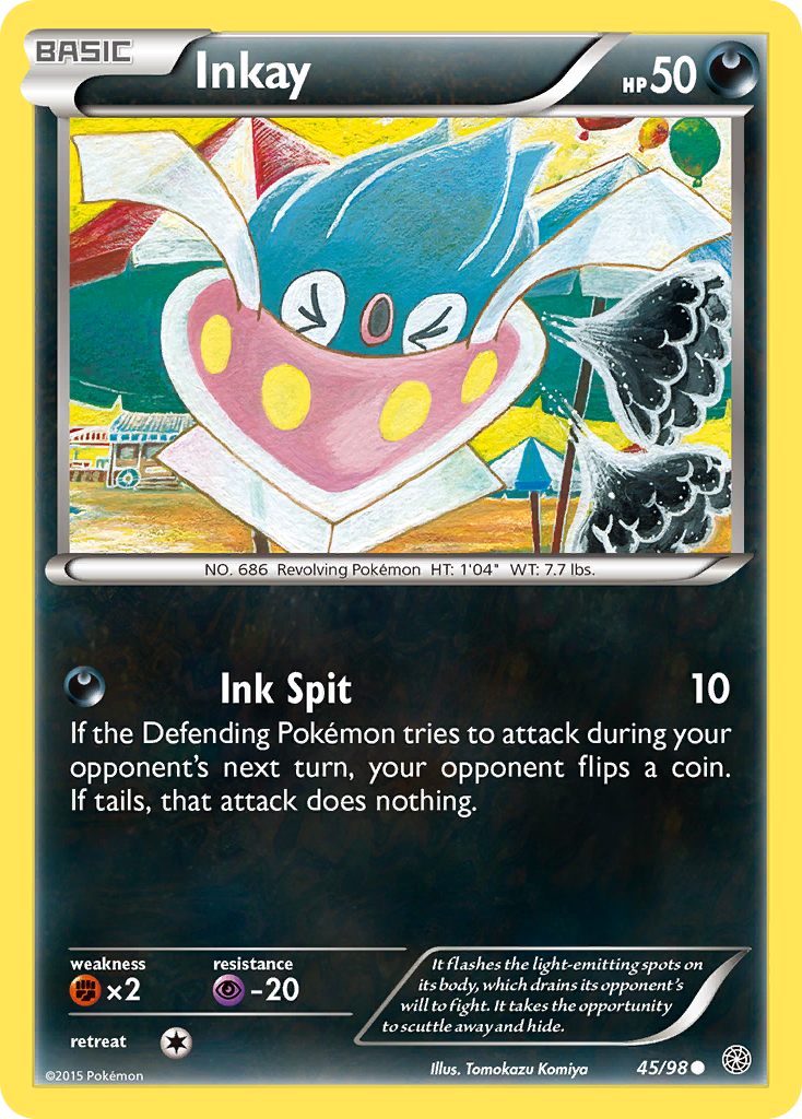 Inkay (45/98) [XY: Ancient Origins] - Card Brawlers | Quebec | Canada | Yu-Gi-Oh!