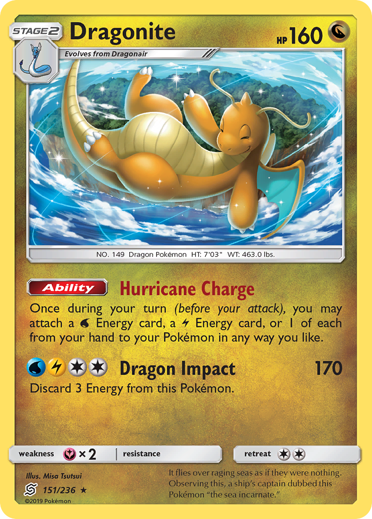 Dragonite (151/236) (Cosmos Holo) [Sun & Moon: Unified Minds] - Card Brawlers | Quebec | Canada | Yu-Gi-Oh!