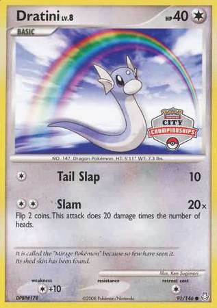 Dratini (91/146) (City Championship Promo) [Diamond & Pearl: Legends Awakened] - Card Brawlers | Quebec | Canada | Yu-Gi-Oh!