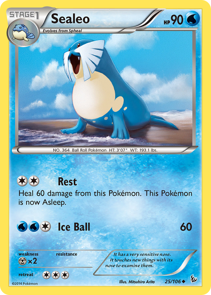 Sealeo (25/106) [XY: Flashfire] - Card Brawlers | Quebec | Canada | Yu-Gi-Oh!