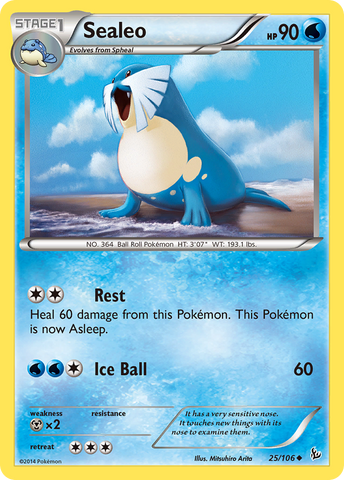 Sealeo (25/106) [XY: Flashfire] - Card Brawlers | Quebec | Canada | Yu-Gi-Oh!