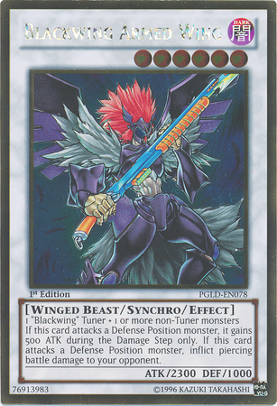 Blackwing Armed Wing [PGLD-EN078] Gold Rare - Card Brawlers | Quebec | Canada | Yu-Gi-Oh!
