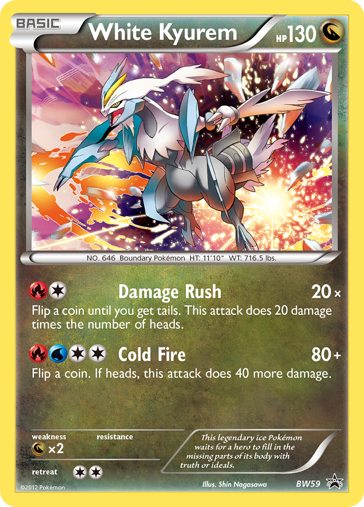 White Kyurem (BW59) [Black & White: Black Star Promos] - Card Brawlers | Quebec | Canada | Yu-Gi-Oh!