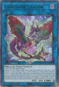 Crossrose Dragon (Green) [LDS2-EN114] Ultra Rare - Card Brawlers | Quebec | Canada | Yu-Gi-Oh!