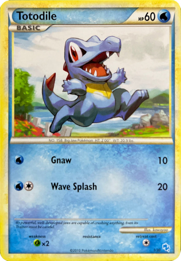 Totodile (1/30) [HeartGold & SoulSilver: Trainer Kit - Gyarados] - Card Brawlers | Quebec | Canada | Yu-Gi-Oh!