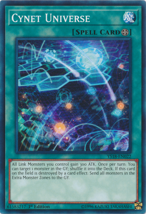 Cynet Universe [YS18-EN022] Common - Card Brawlers | Quebec | Canada | Yu-Gi-Oh!
