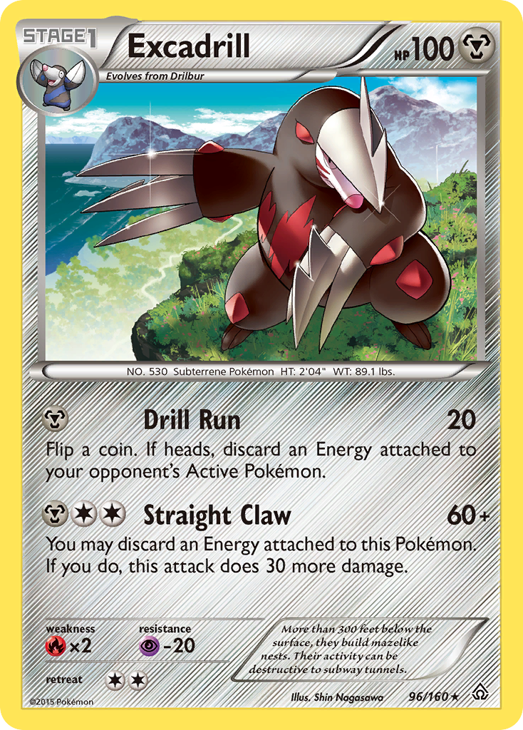 Excadrill (96/160) [XY: Primal Clash] - Card Brawlers | Quebec | Canada | Yu-Gi-Oh!