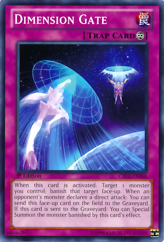 Dimension Gate [CBLZ-EN068] Common - Card Brawlers | Quebec | Canada | Yu-Gi-Oh!