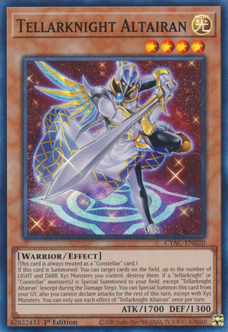 Tellarknight Altairan [CYAC-EN020] Super Rare - Card Brawlers | Quebec | Canada | Yu-Gi-Oh!