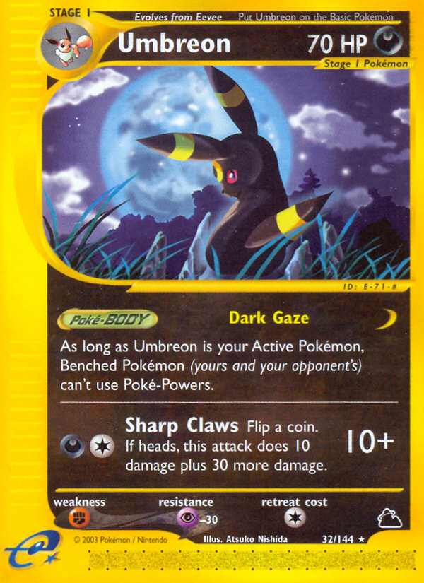 Umbreon (32/144) [Skyridge] - Card Brawlers | Quebec | Canada | Yu-Gi-Oh!