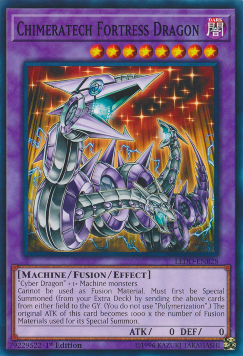 Chimeratech Fortress Dragon [LEDD-ENB28] Common - Yu-Gi-Oh! - Card Brawlers | Quebec | Canada |