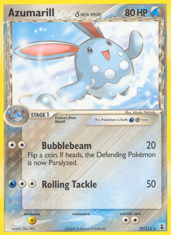 Azumarill (19/113) (Delta Species) [EX: Delta Species] - Card Brawlers | Quebec | Canada | Yu-Gi-Oh!
