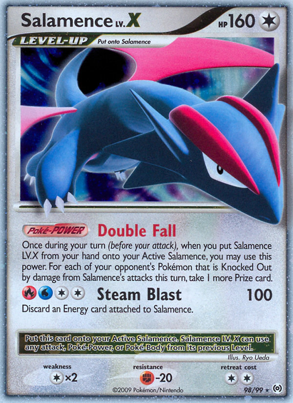 Salamence LV.X (98/99) [Platinum: Arceus] - Card Brawlers | Quebec | Canada | Yu-Gi-Oh!