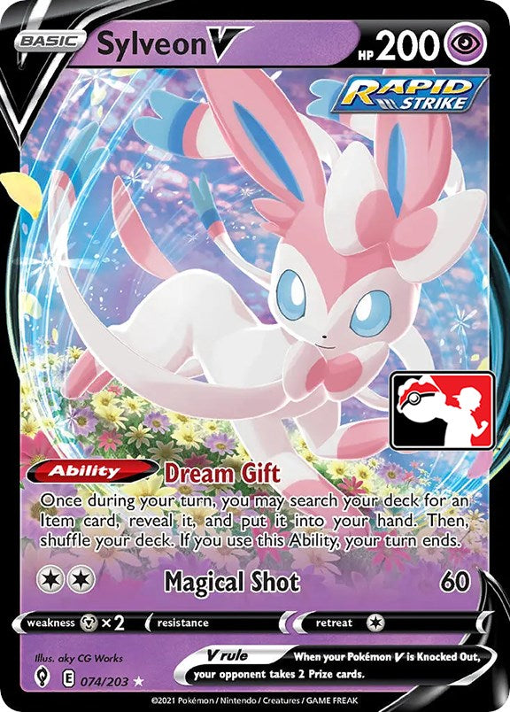 Sylveon V (074/203) [Prize Pack Series One] - Card Brawlers | Quebec | Canada | Yu-Gi-Oh!