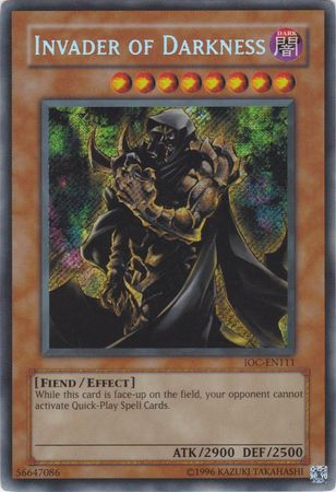 Invader of Darkness [IOC-EN111] Secret Rare - Card Brawlers | Quebec | Canada | Yu-Gi-Oh!