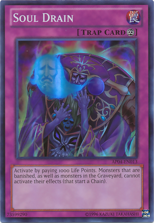 Soul Drain [AP04-EN013] Super Rare - Yu-Gi-Oh! - Card Brawlers | Quebec | Canada |