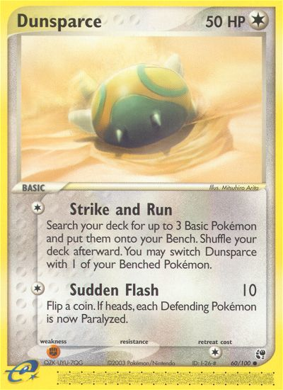 Dunsparce (60/100) [EX: Sandstorm] - Card Brawlers | Quebec | Canada | Yu-Gi-Oh!