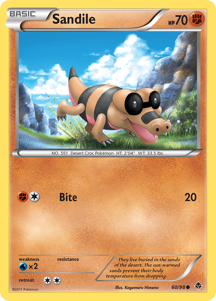 Sandile (60/98) [Black & White: Emerging Powers] - Card Brawlers | Quebec | Canada | Yu-Gi-Oh!