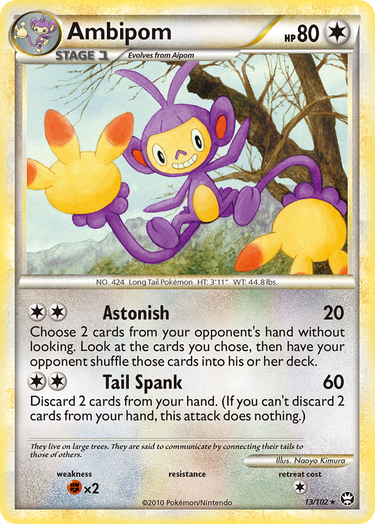 Ambipom (13/102) [HeartGold & SoulSilver: Triumphant] - Card Brawlers | Quebec | Canada | Yu-Gi-Oh!